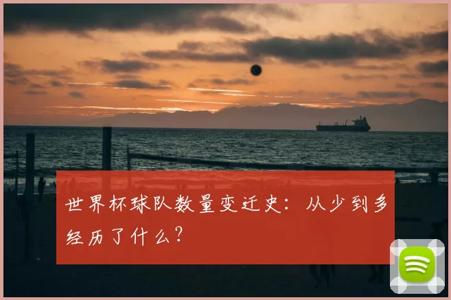 世界杯球队数量变迁史：从少到多经历了什么？