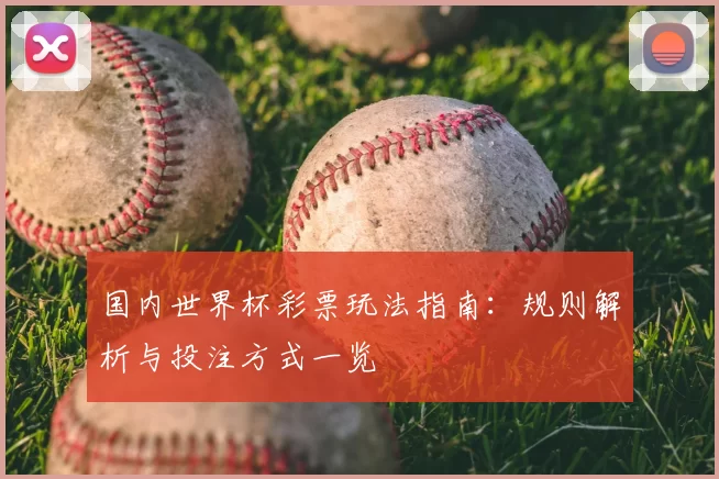 国内世界杯彩票玩法指南:规则解析与投注方式一览