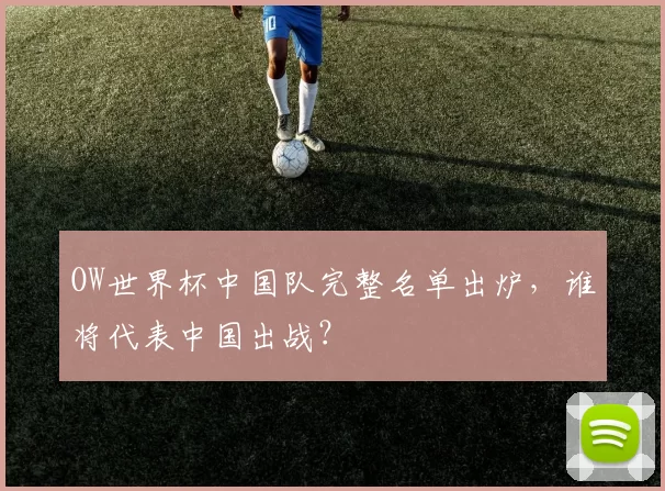 OW世界杯中国队完整名单出炉，谁将代表中国出战？